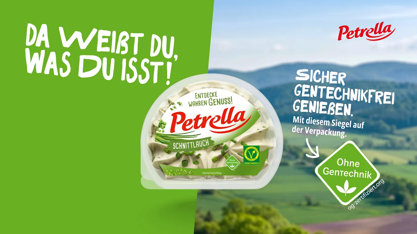 Werbemotiv Petrella Schnittlauch: Da weißt du, was du isst!